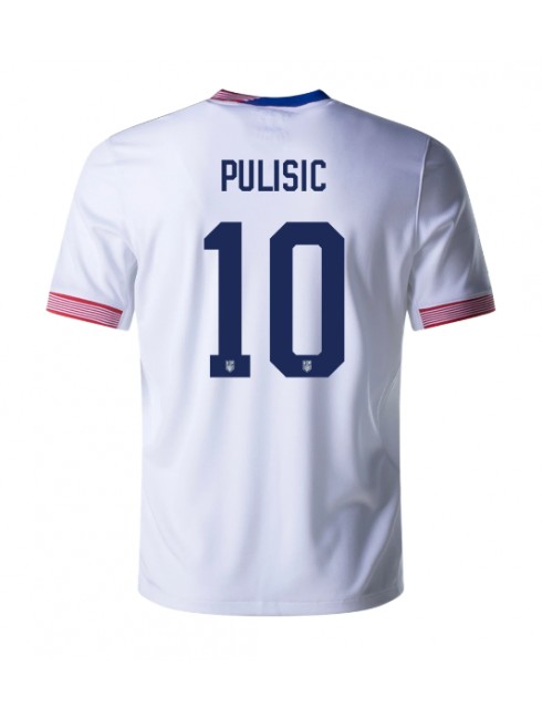 Billige Forente Stater Christian Pulisic #10 Hjemmedrakt Copa America 2024 Kortermet Billige Forente Stater Christian Pulisic #10 Hjemmedrakt Copa America 2024 Kortermet